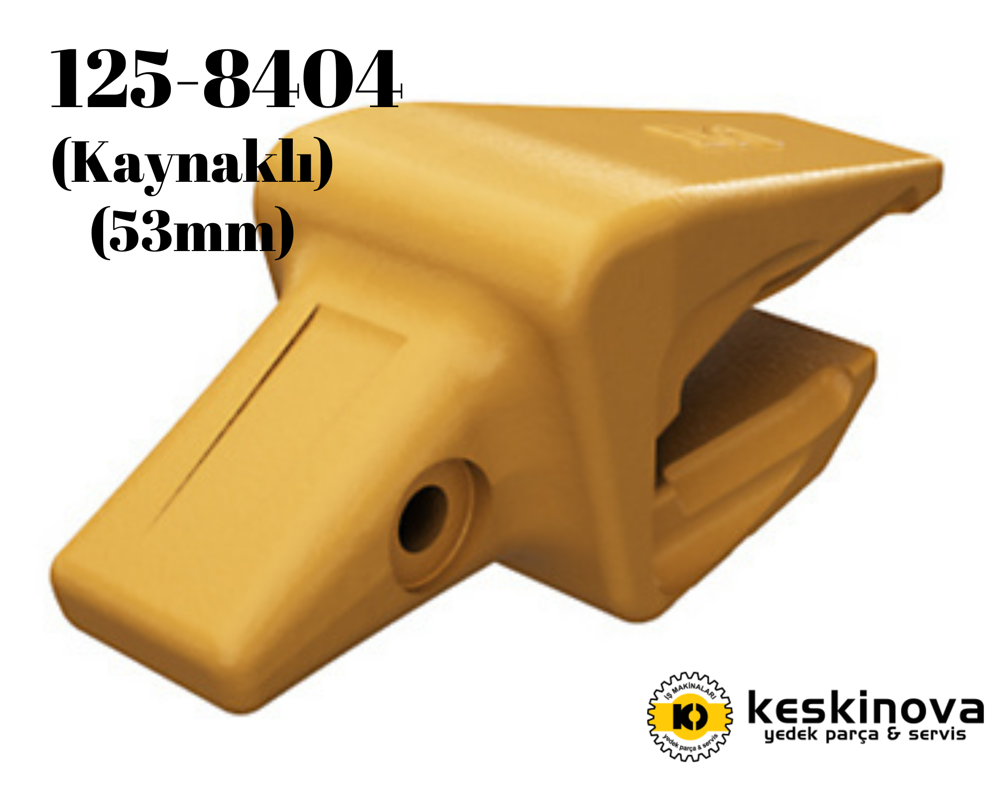 CATERPILLAR OEM CAT 980 F G MODEL ORTA ADAPTÖR(KAYNAKLI) 1258404 53mm